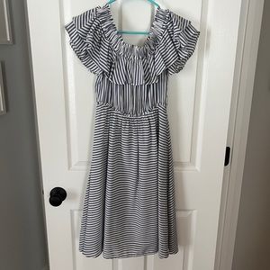 LOFT Striped Dress